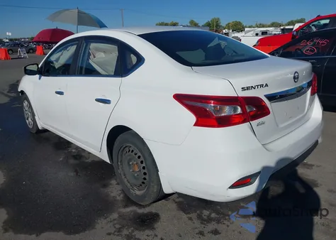 2017 Nissan Sentra S z USA, uszkodzony, nr VIN 3N1AB7AP9HY270061